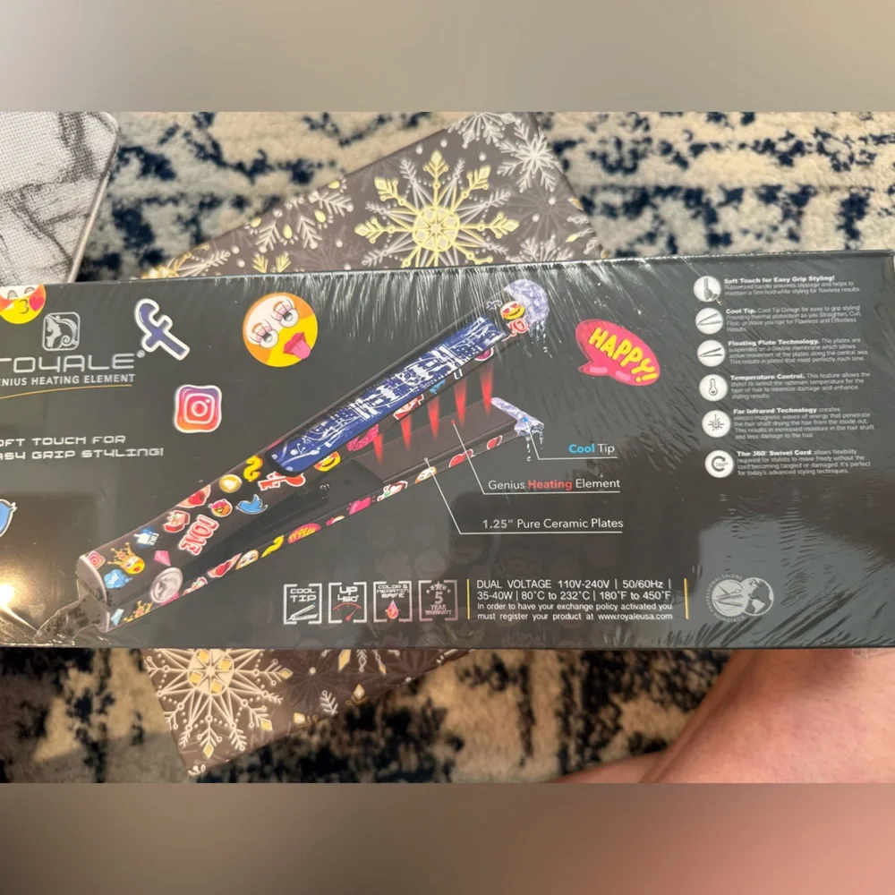 NEW Royale *LIMITED EDITION/DISCONTINUED* straightener